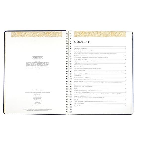 BRAND NEW Peace of Mind Planner Book - Picture 2 of 2